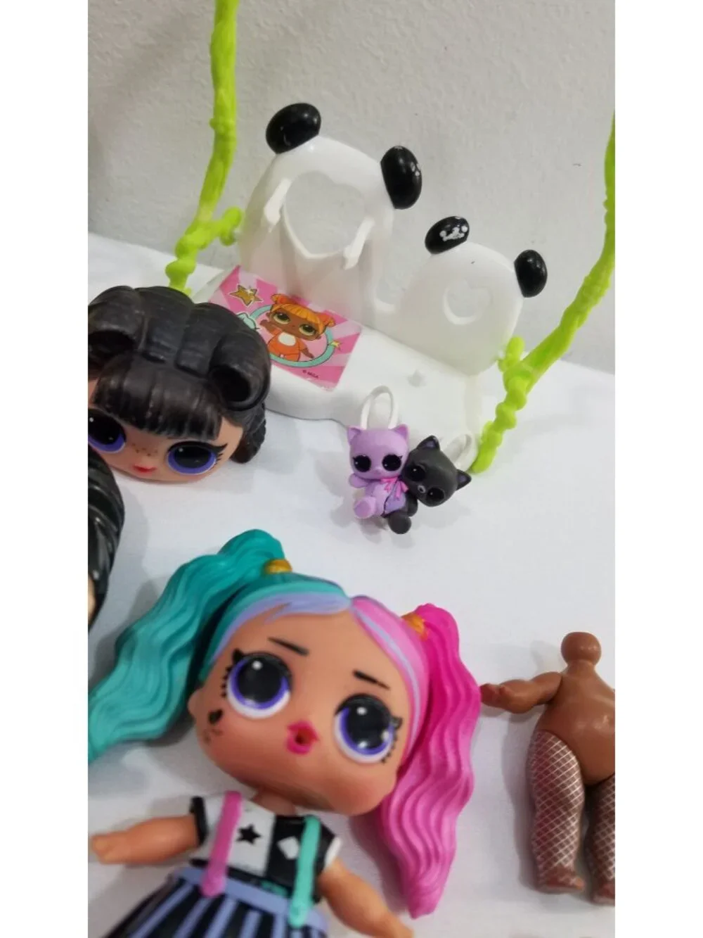 LOL Surprise Dolls & Accessories Lot of 50+ pieces Outfits Shoes Bags skateboard